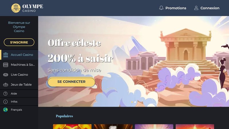 Guide de olympe casino mon compte